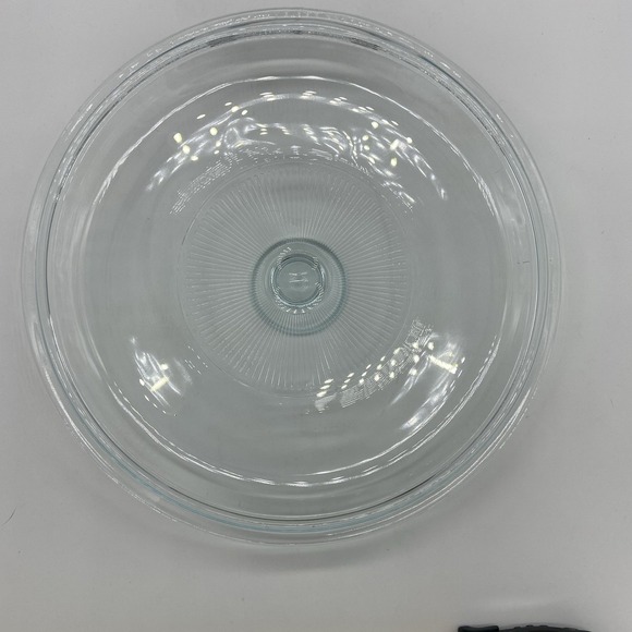 PYREX Corning Ware Glass Round 8 3/4" Replacement Lid 04 G 1 C A Clear G1C Ribs - Picture 2 of 6